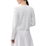 Cardigan donna con borchie