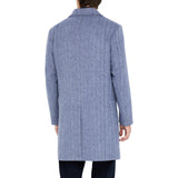 Cappotto uomo chevron in lana