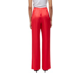 Pantaloni donna dritti in raso