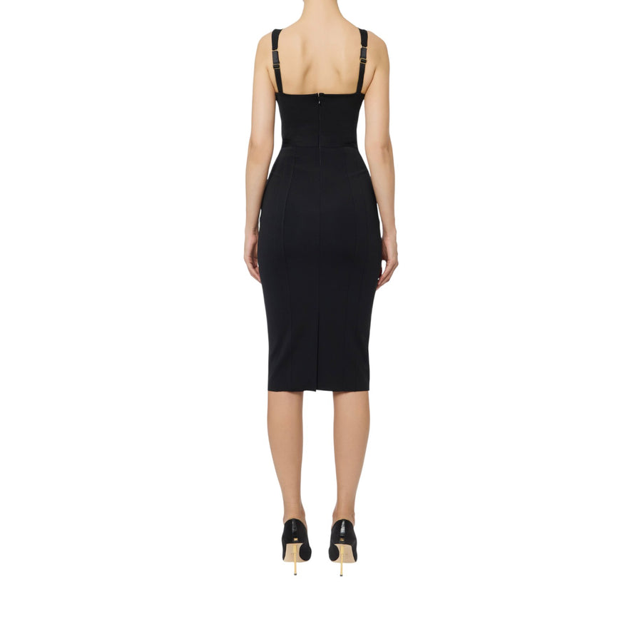Abito donna bustier in tessuto bielastico