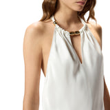 Top donna con schiena scoperta