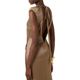 Abito donna Red Carpet in jersey di viscosa lucida