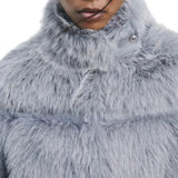 Giubbotto donna fluffy corto