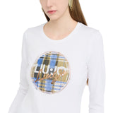 T-shirt donna a maniche lunghe