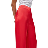 Pantaloni donna dritti in raso