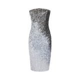 Abito donna in tulle metallizzato