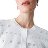 Cardigan donna con borchie