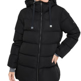 Piumino donna con ricami gioiello