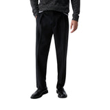 Pantaloni uomo relaxed fit in misto lana