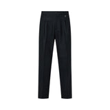 Pantaloni uomo relaxed fit in misto lana