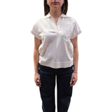 Polo donna manica kimono con ricamo