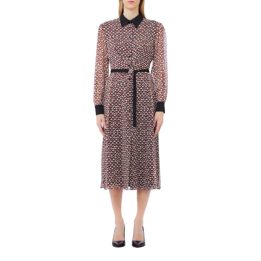 Abito donna midi svasato