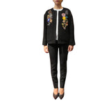 Giacca donna corta con patch