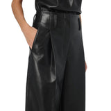 Pantalone donna in ecopelle