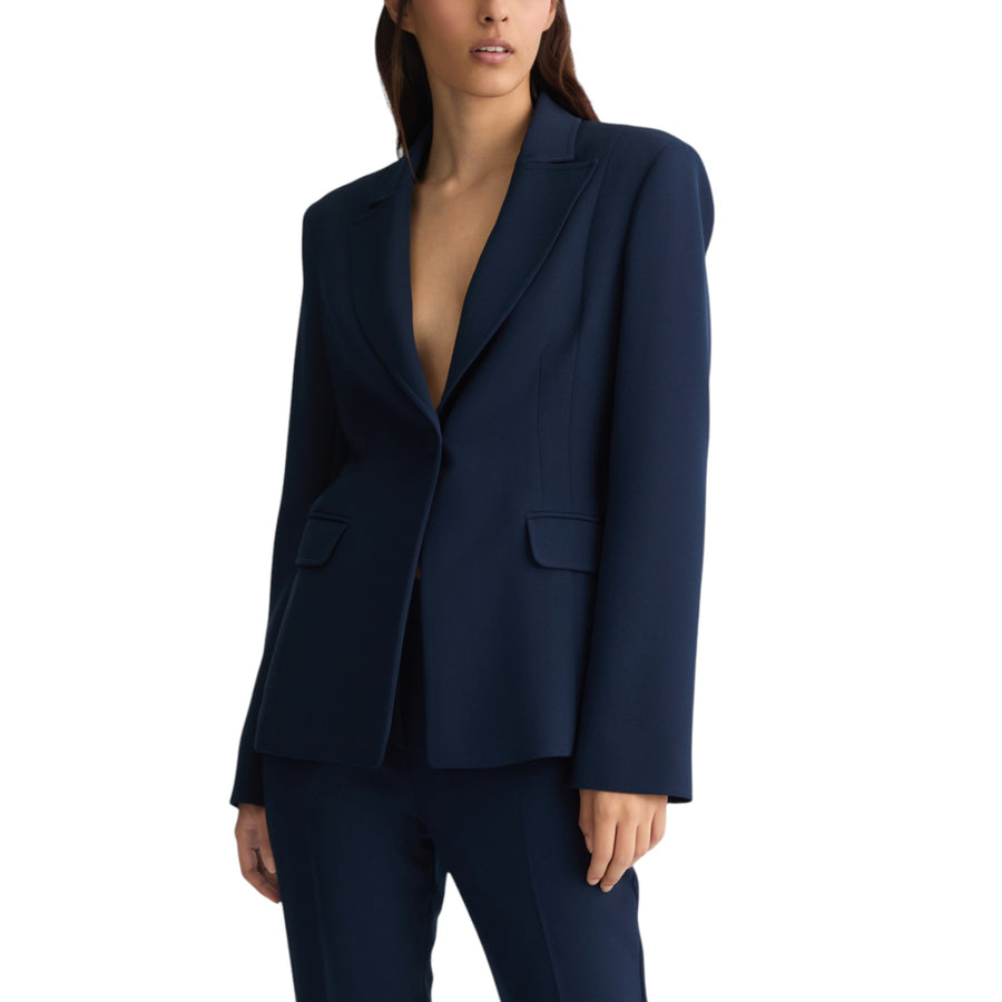 Blazer donna in cady crêpe
