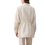 Giacca donna antivento con coulisse