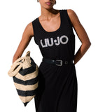 Abito donna  lungo con maxi logo