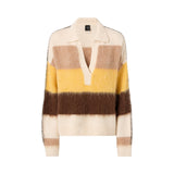 Maglia donna in misto alpaca a righe