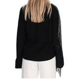 Camicetta da donna in maglia con scollo a V
