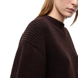 Maglia donna in lana a coste