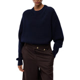 Maglia donna in lana a coste