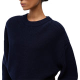 Maglia donna in lana a coste