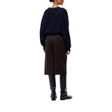 Maglia donna in lana a coste