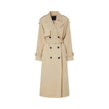 Trench donna con ricami gioiello