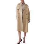 Trench donna con ricami gioiello
