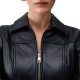 Giacca donna in pelle
