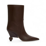 Stivaletto donna in pelle lucida