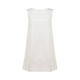 Abito donna in cotone con pizzo