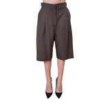 Bermuda donna in misto lino