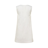 Abito donna in cotone con pizzo