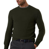 Maglione uomo girocollo a nido d'ape