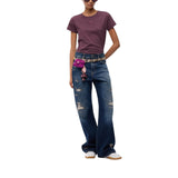 T-shirt donna con logo Love Birds