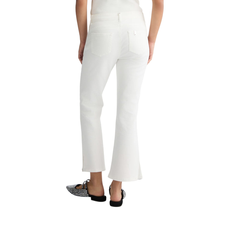 Jeans donna bootcut bottom up con strass