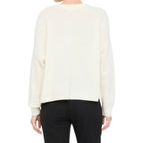 Maglia donna 100% lana con ricamo gioiello