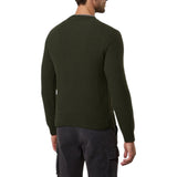 Maglione uomo girocollo a nido d'ape