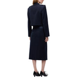 Gonna Donna longuette in misto lana