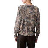 Maglia donna con scollo a V