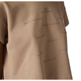 T-shirt donna in jersey con stampa lettering