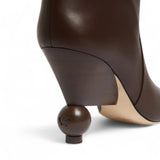 Stivaletto donna in pelle lucida