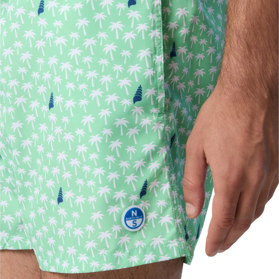 Boxer mare uomo con stampa grafica