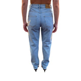 Jeans donna carrot con ricamo Cornely