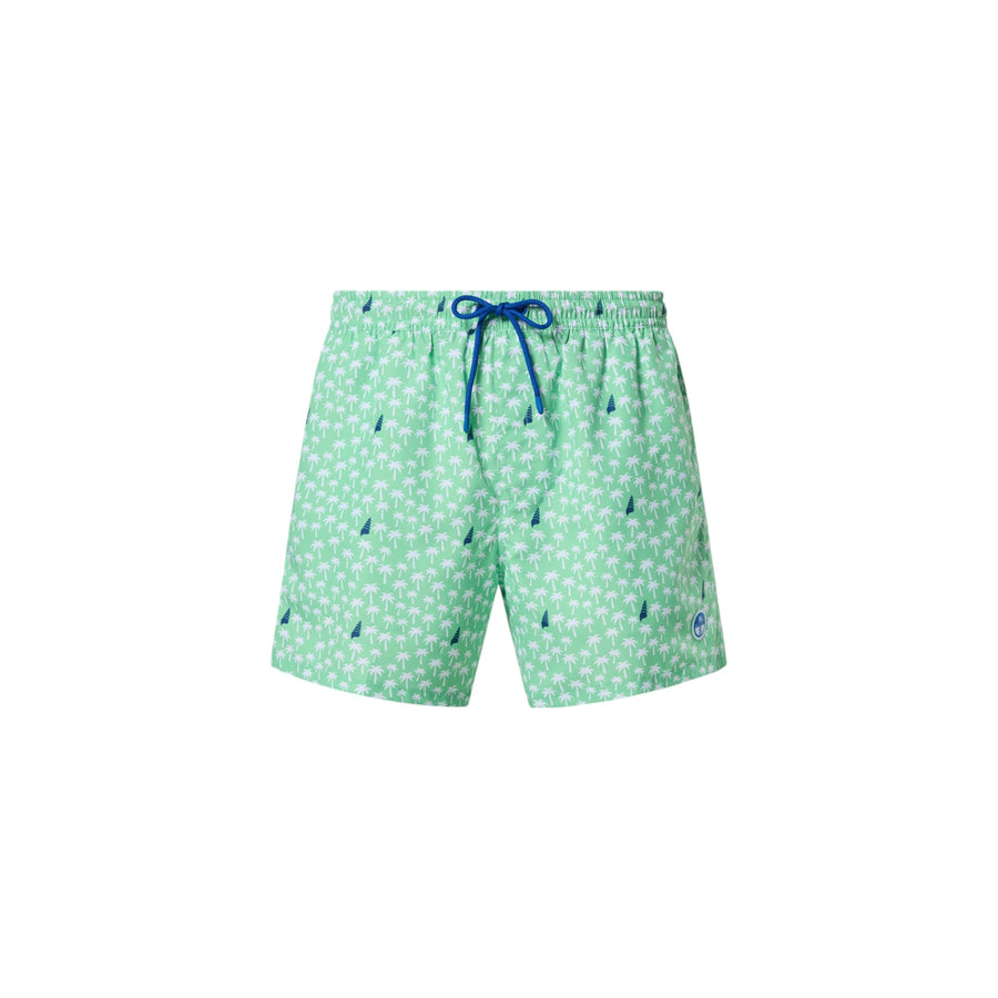Boxer mare uomo con stampa grafica
