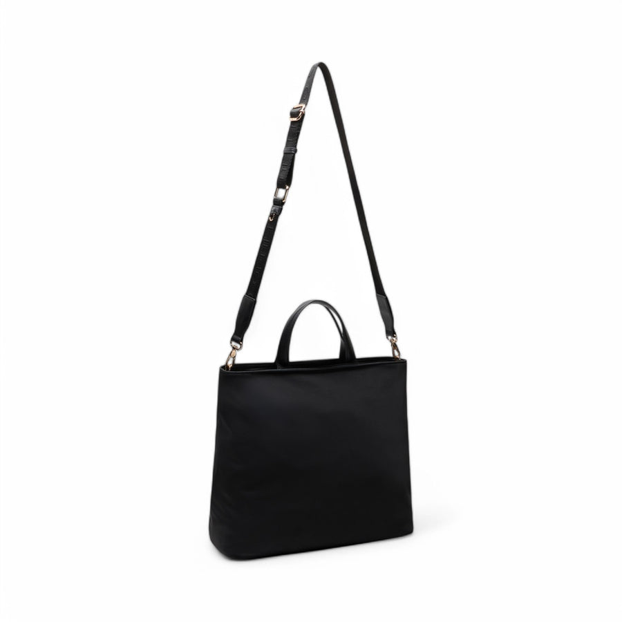 Shopping bag donna in nylon con catena