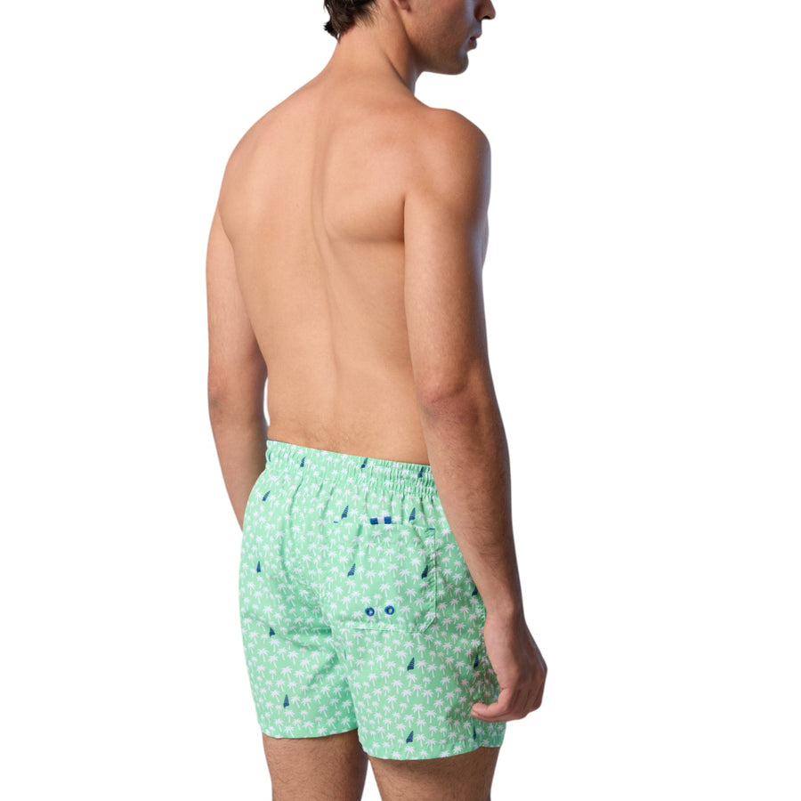 Boxer mare uomo con stampa grafica