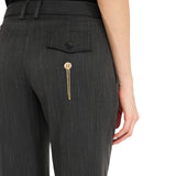 Pantaloni donna a sigaretta gessati