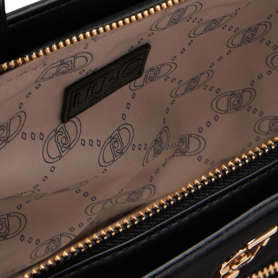 Shopping bag donna in nylon con catena